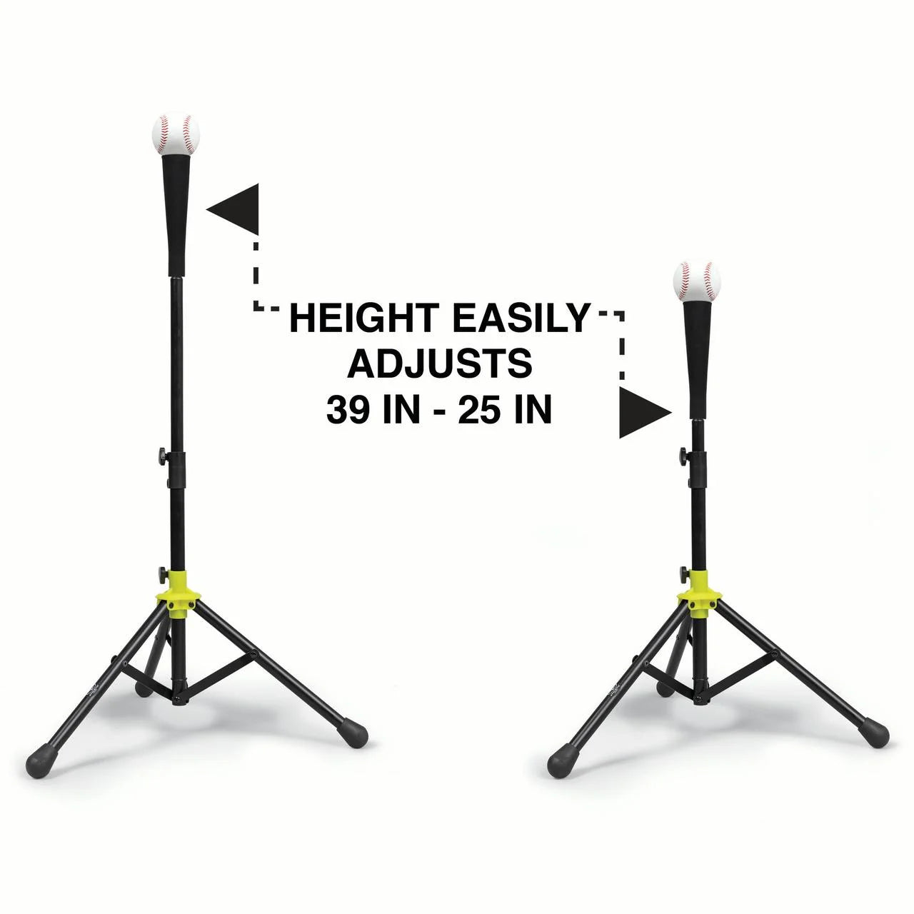 Athletic Works Adjustable Batting Tee for Baseball, Softball & T-Ball Training