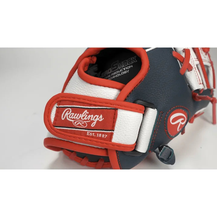 Rawlings Players Series 11 In. Youth T-Ball and Baseball Gloves and Mitts, Right Hand Throw