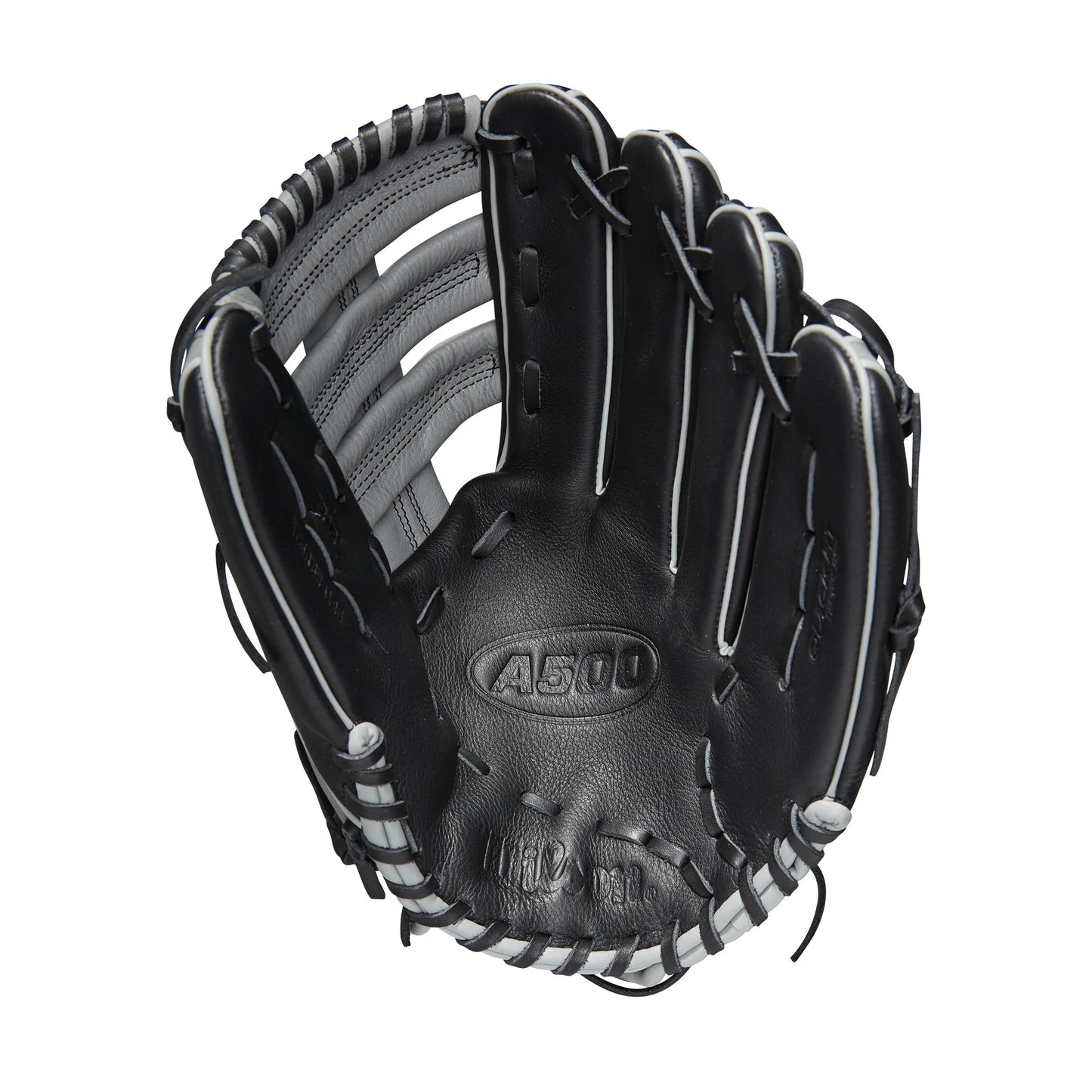 Wilson A500 12.5 BlackGreyTropical Blue Right Hand Throw Baseball Glove