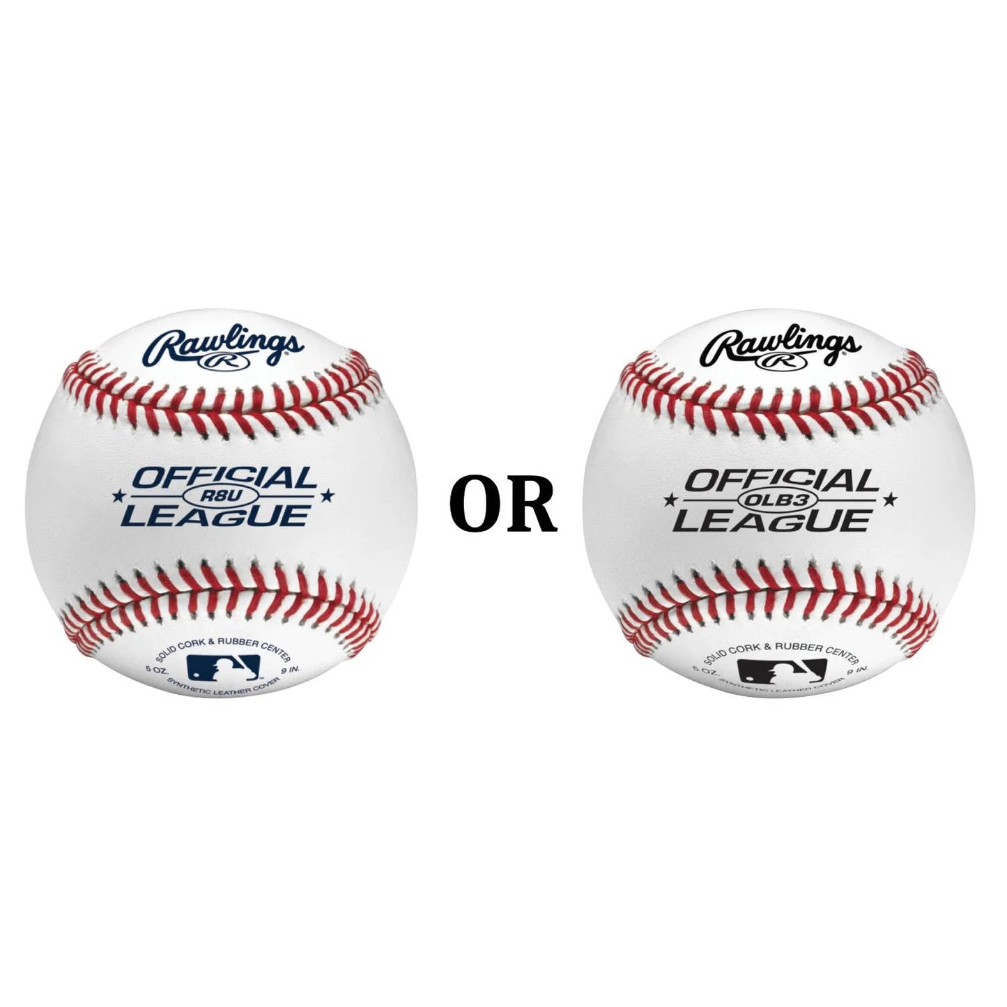 Rawlings | Official League Recreational Use Practice Baseballs | Youth/8U | OLB3 | Bucket | 24 Count