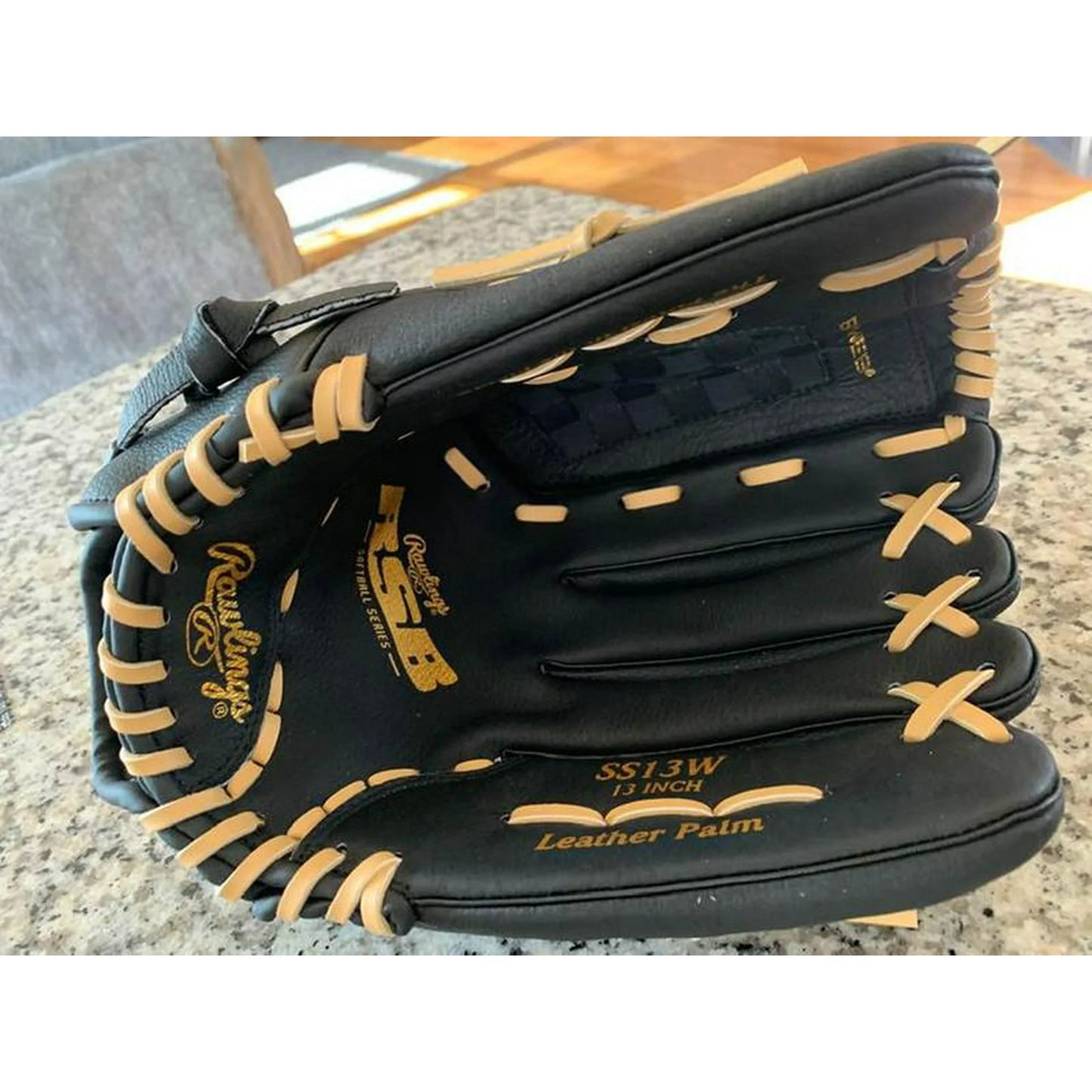 Rawlings 13 RSB Series Slowpitch Softball Glove, Right Hand Throw