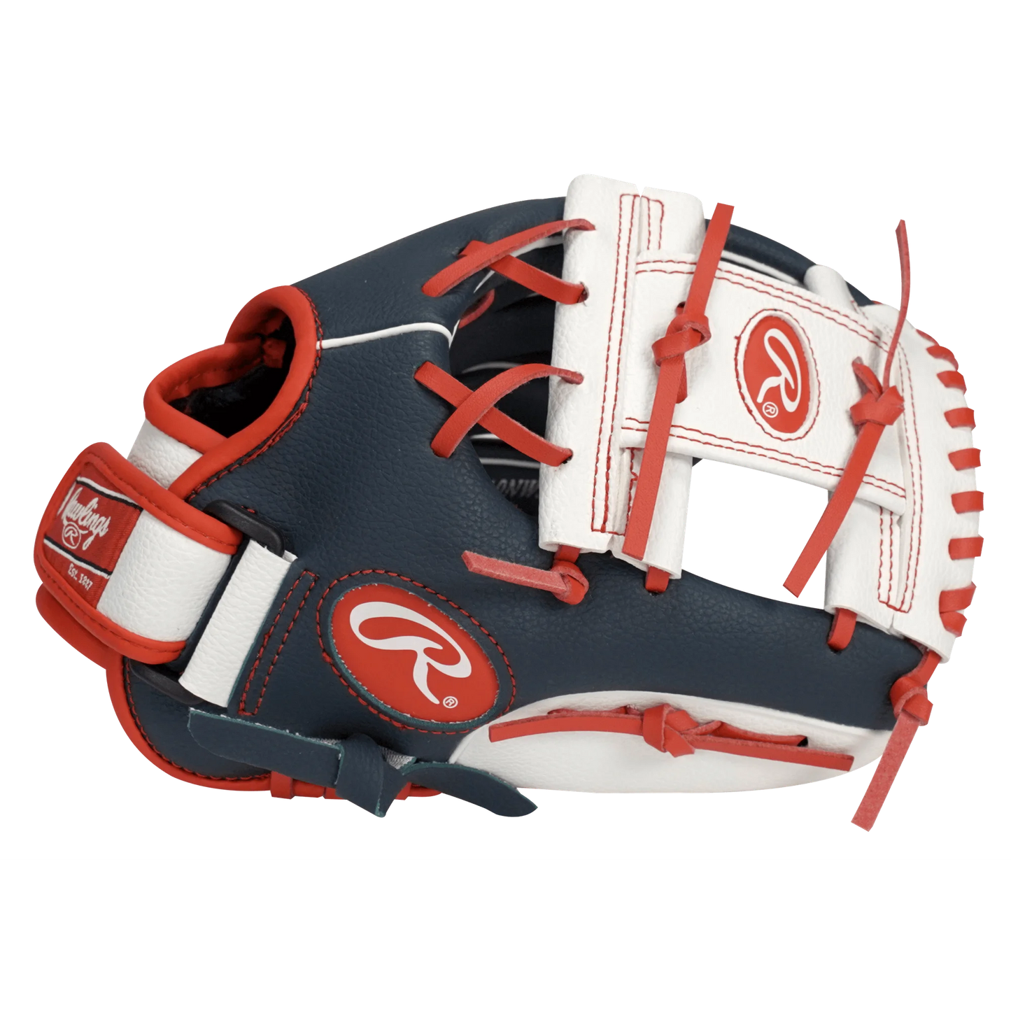 Rawlings Players Series 11 In. Youth T-Ball and Baseball Gloves and Mitts, Right Hand Throw