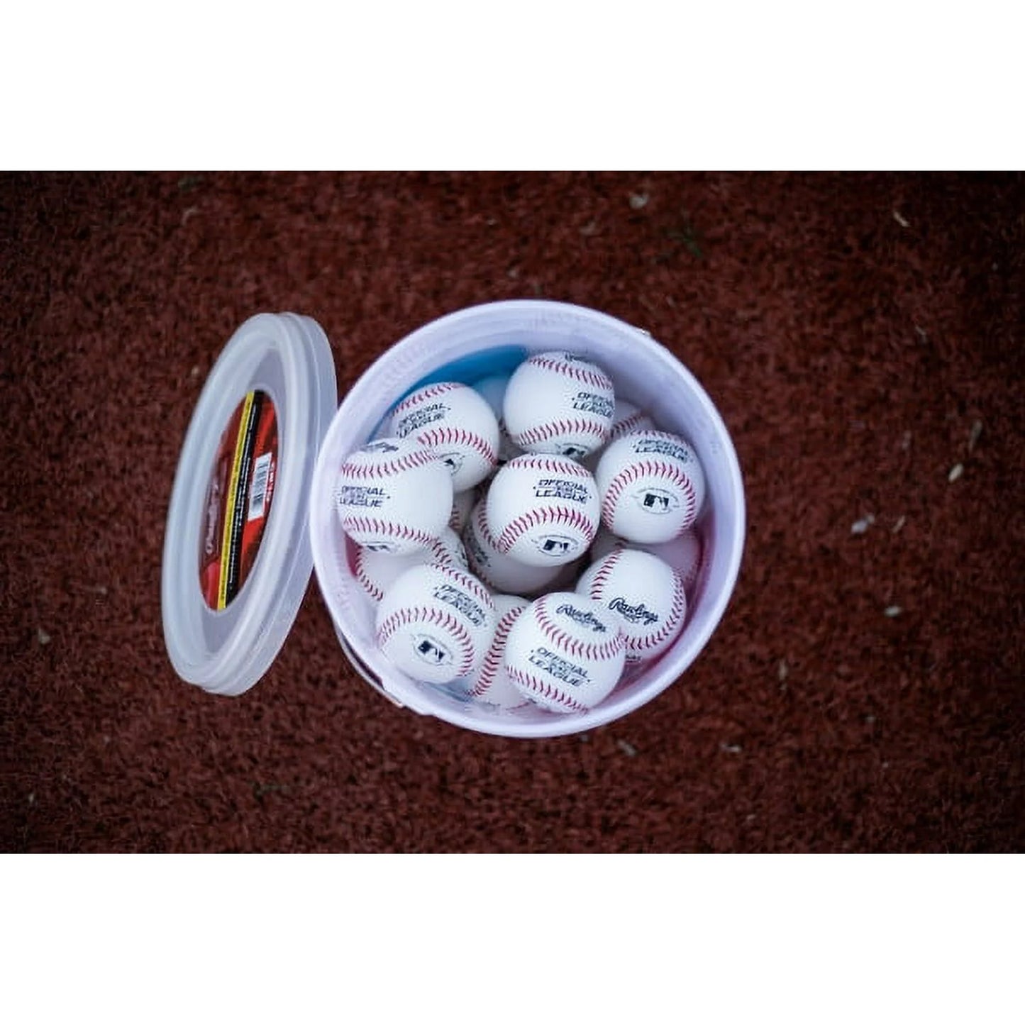 Rawlings | Official League Recreational Use Practice Baseballs | Youth/8U | OLB3 | Bucket | 24 Count